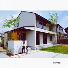 部屋全体 門柱 芝庭 レッドシダー シンボルツリー などのインテリア実例 2016 04 13 21 29 10 roomclip ルームクリップ 住宅 外観 禅の家 家の設計図