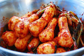 Chonggak Kimchi Ponytail Radish Kimchi Korean Bapsang Radish Kimchi Barbecue Side Dishes Kimchi