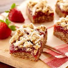 Strawberry Rhubarb Dessert Bars Recipe Rhubarb Desserts Desserts Rhubarb Recipes