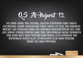 Read online quran surah no. Apa Kesimpulan Dari Surah Al Hujurat Ayat 12 Brainly Co Id