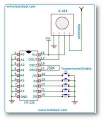 4 Kanal Rf Uzaktan Cihaz Kontrol Devresi Ht12d Ht12e Elektroinfo Org Elektronik Devreler Projeler Elektrik Haberlesme Devre Elektronik Devre Elektronik Cihaz