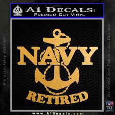 Add to cart united states naval academy strip decal. United States Navy Retired Anchor Decal Sticker A1 Decals