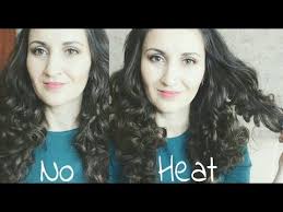 Islak Mendille Dalgali Saclar Isi Kullanmadan Dalgali Saclar No Heat Waves Curls Dalgali Sac Sac Sac Masasi