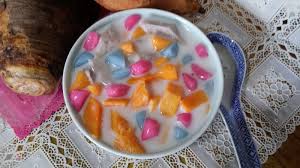 bubur cha cha is a colourful dessert popular in singapore my peranakan mom used to cook this dessert for us when we asian desserts colorful desserts desserts
