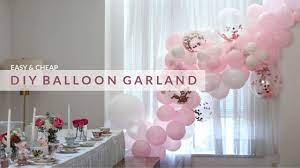Top it off with decorations that match your theme: Easy Diy Balloon Garland How To Hang It Youtube