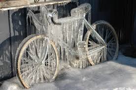 Bicycle Gefrorene Bilder Fahrrad Design Eislandschaft