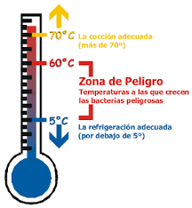 Resultado de imagen de temperatura coccion alimentos