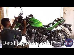 Foam Wash Kawasaki Motorcycle With Detailing Mira Road Thane Kawasaki Motorcycles Kawasaki Motorcycle