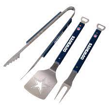 Nfl Dallas Cowboys 3 Piece Bbq Set Dallas Cowboys Gifts Nfl Dallas Cowboys Dallas Cowboys