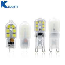 Ynl מנורת Led G4 G9 2 W 3 W Ac 220 V Dc 12 V תירס הנורה הנורה Smd2835 Lampada Led G4 G9 ברור חלבי כיסוי זרקור בהיר במיוחד נבר Bulb Chandelier