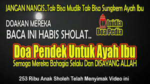 Bagaimana doa untuk ibu yang sudah meninggal? Baca Doa Ini Wahai Anak Sholeh Setiap Selesai Sholat Doa Pendek Untuk Ampunan Untuk Kedua Orang Tua Youtube