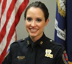 State Fire Marshal Chief Bryan J Adams congratulates Cpl. Rebecca Aucoin  for recently achieving a unique certification in the investigative  industry. The LexisNexis Risk Solutions Call Record Detail and Geolocation  Analysis Subject