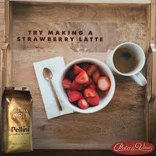 Pellini Aroma Oro Whole Beans Prepared In A Concise Shot Of Creamy Espresso Combined With A Light Frothed Strawberry Milk Italian Recipes Strawberry Milk Food
