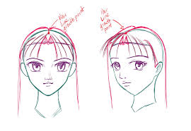 Also, take the waist in so it's narrower. How To Draw Anime Manga Hair Draw Central