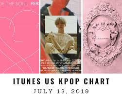 Itunes Us Itunes Kpop Chart July 13th 2019 2019 07 13