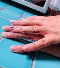 Anniversary Tattoo Finger Tattoos For Couples Small Finger Tattoos Tatoo On Finger