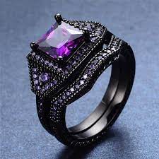 Elegant Black Amethyst Ring In 2021 Amethyst Ring Black Amethyst Amethyst