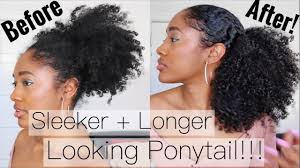 Instead, continue curly best practices including no heat styling, weekly deep conditioners, and gentle detangling of wet hair. How I Make My Curly Ponytails Look Longer Without Weave Natural Hair Youtube Natural Hair Styles Natural Braided Hairstyles Cute Hairstyles