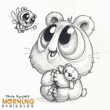 I Thought Everyone Could Use Something Ridiculously Cute Today Morningscribbles Realitybreak Cute Monsters Drawings Cute Drawings Drawings