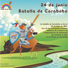 El 23 de junio por la tarde las diferentes parrandas llevan sus imágenes a la iglesia, ya que éstas permanecen en casas de familia todo el año. Twitter à¤ªà¤° Museo De Los Ninos Efemerides Tal Dia Como Hoy 24jun En 1821 Se Libro La Batalla De Carabobo La Cual Fue Determinante Para La Independencia De Venezuela Https T Co Qxfl9h4ry8