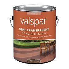 Valspar Vaquero Brown Semi-transparent Concrete Stain And Sealer 1-gallon Lowescom Transparent Concrete Stained Concrete Concrete