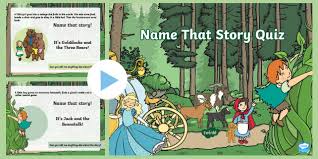 But do you know these famous books based on their covers? Name That Story Powerpoint Quiz Teacher Made