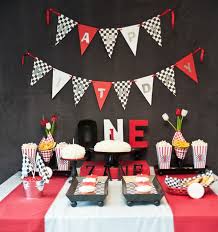 Popular Baby Boy 1st Birthday Decoration Ideas For Boy Cute Boy 1st Birthday Party Themes Race Car Birthday Party Cars Birthday Parties 1st Birthday Party Themes