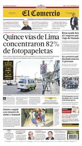 El comercio y la fpf impulsan un partido de valores en el que todos los que vuelvan a casa el comercio apoyó a la pnp difundiendo todas las alertas de búsqueda de. El Comercio Lima Peru Edicion Impresa Onlinecitasdnotenin S Diary