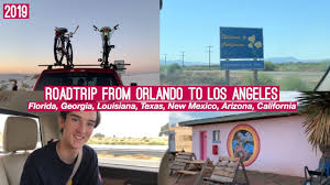 Remember that universal studios hollywood is different from universal studios in orlando, florida. Road Trip From Florida To California 8 States In 2 Weeks Youtube