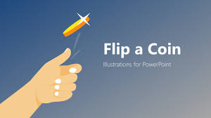 Now, when i rotate the shape, the picture does not rotate with the shape. Flip A Coin Powerpoint Template Slidemodel