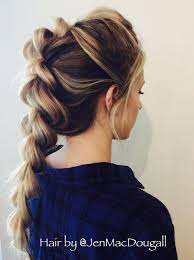 All your hair will be sectioned into squares and worked into individual plaits to get this look. Braided Down Hairstyles Novocom Top