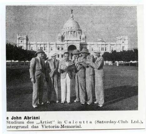 Swinging rhythms from Italy, Calcutta 1933