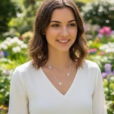 14k Gold Swallow Bird Necklace