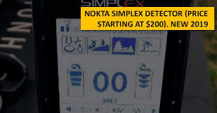 Low price children's metal detector review with depth test. Nokta Simplex Detector Price 299 New 2019 Md Hunter Blog