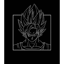 Try makeagif premium #family #goku #gohan #kamehameha #goten. Dragon Ball Z Super Saiyan Goku Outline Long Sleeve T Shirt Gamestop