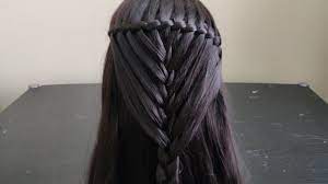 This is good as waterfall braids suit short curly hair and women with any face shape. Hair Style Tutorial Waterfall Hairstyle Waterfall Bride Hair Style Easy Hairstyles Youtube