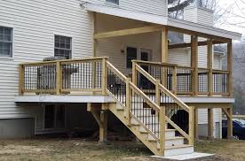 How high should a deck railing be? Traditional Deck Railing Kit Aluminum Railing System