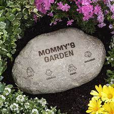 8192 Our Loving Family Engraved Garden Stone Personalized Garden Stones Garden Stones Pet Memorial Garden