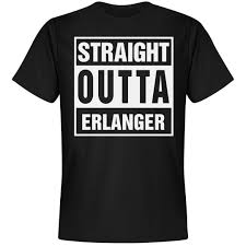 Straight Outta Erlanger Unisex Next Level Premium T Shirt