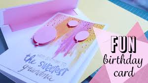 Handmade birthday card for grandma provide a special personal touch and keep advising the recipient of your love and efforts packaged in the card. Fun Birthday Card For Grandma Cardmaking Tutorial Youtube