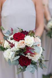 What else do you want?! A Red Green White Rustic Elegance Pennsylvania Wedding Every Last Detail Red Rose Wedding Red Bouquet Wedding White Bridal Bouquet
