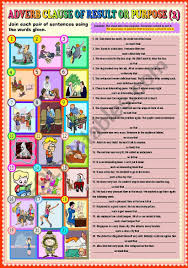 Maybe you would like to learn more about one of these? Adverb Clause Of Result Or Purpose Part 2 Key Esl Worksheet By Ayrin