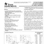 16-Bit Registered Transceivers datasheet (Rev. C)