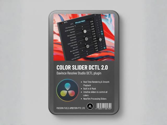 PFA – Color Slider DCTL 2.0 for DaVinci Resolve