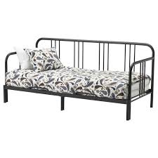 Fyresdal Onderstel Bedbank Zwart 80x200 Cm Ikea Cadre De Lit Lit D Appoint Banquette Lit Ikea