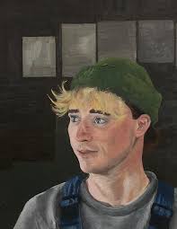 2x Small portraits are included in the Rye Society of Artist Summer show,  @ryeartists 6x8” oil