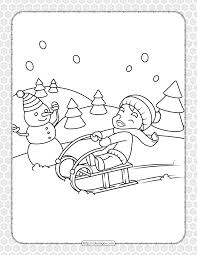 Keep your kids busy doing something fun and creative by printing out free coloring pages. Winter Coloring Pages Archives