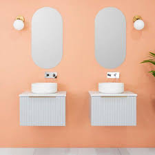 Find inspiration and ideas for your bathroom and bathroom the bathroom is associated with the weekday morning rush, but it doesn't have to be. Wall Hung Vanities Builders Discount Warehouse
