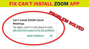 How To Fix Playstore Can T Install Zoom App Problem Play Store Download Pending Solutions Youtube