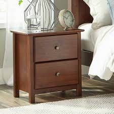 What material options are available in nightstands? Bedroom Nightstands Set Of 2 Wayfair